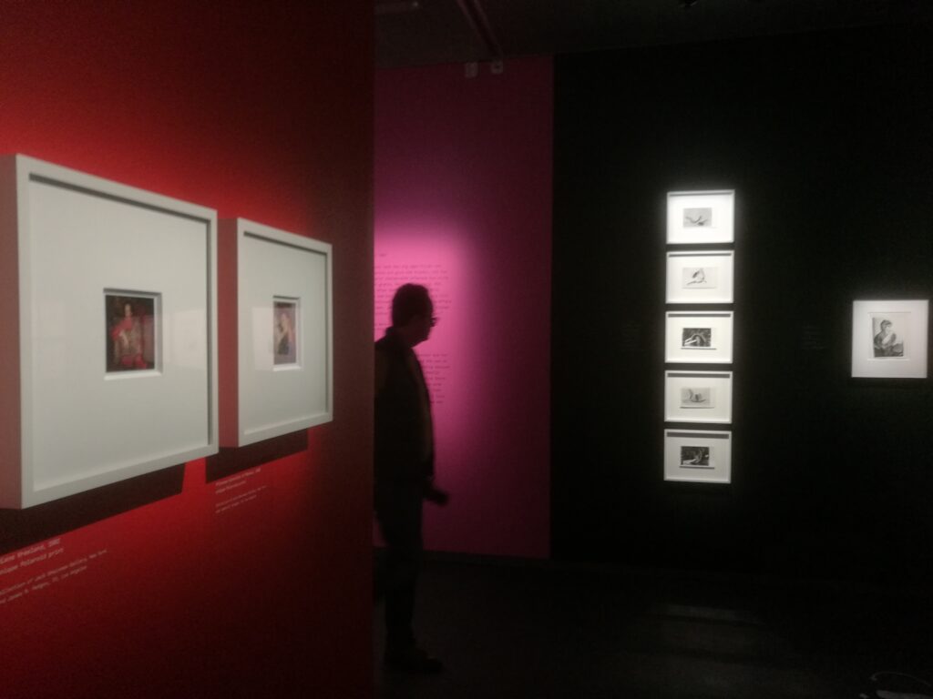 Bild från utställning med Andy Warhol